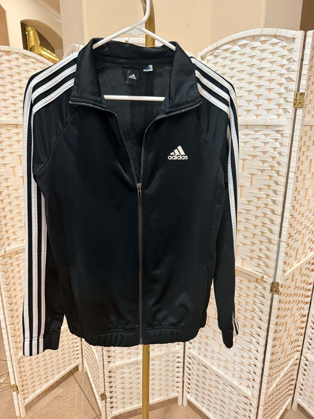 Adidas Track Top Size S Black